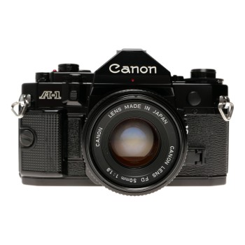 Canon A-1 35mm SLR Film Camera with FD 50mm Lens Canon A-1 35mm SLR Film Camera with FD 50mm Lens