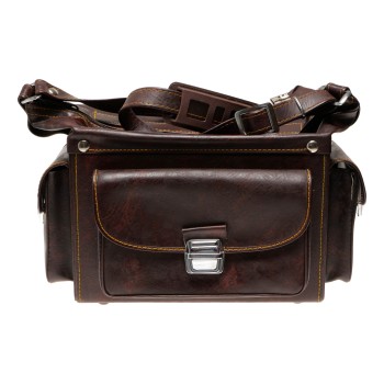 Brown Leather Camera Bag with Strap Brown Leather Camera Bag with Strap