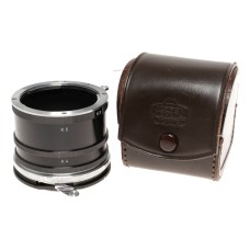 Nikon K Extension Ring Set with leather Case