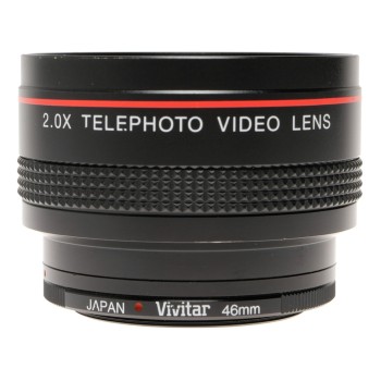 Vivitar 2.0x Telephoto Video Lens 46mm