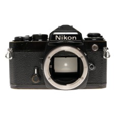 Nikon FE Black SLR used 35mm camera body