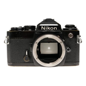 Nikon FE Black SLR used 35mm camera body
