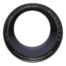 Weltblick Auto Tele 200mm f/3.5 Lens pouch and cap
