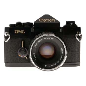 Canon F-1 35mm SLR Camera with 50mm FD Lens Canon F-1 35mm SLR Camera with 50mm FD Lens