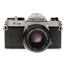 Pentax K1000 35mm SLR Camera with 50mm Lens filters