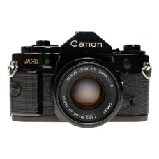 Canon A-1 35mm SLR Film Camera with 50mm Lens Canon A-1 35mm SLR Film Camera with 50mm Lens