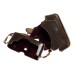 Minolta Brown Leather Camera Case shoulder strap