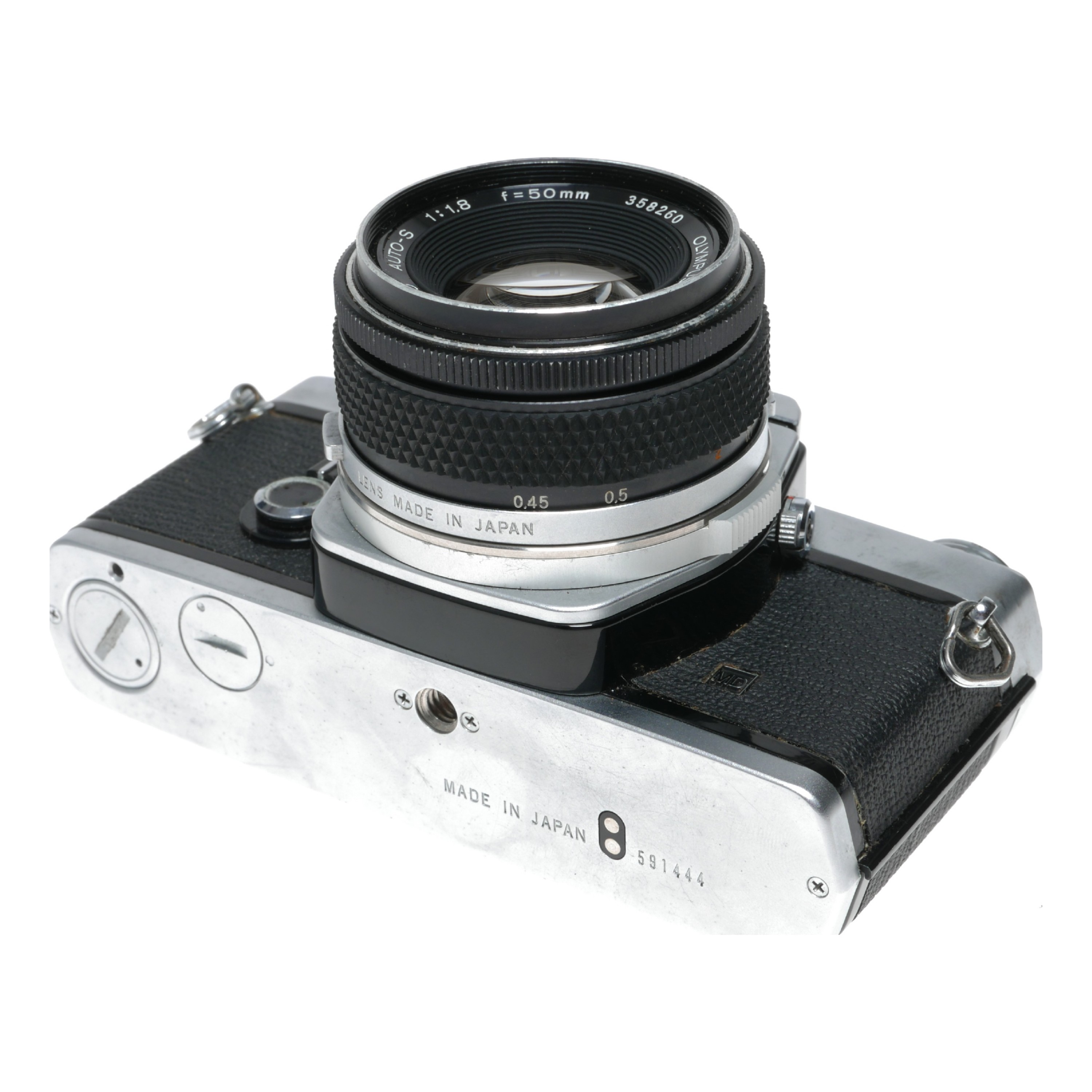 Olympus OM-1 35mm SLR FILM Camera F Zuiko 50mm Lens Filters