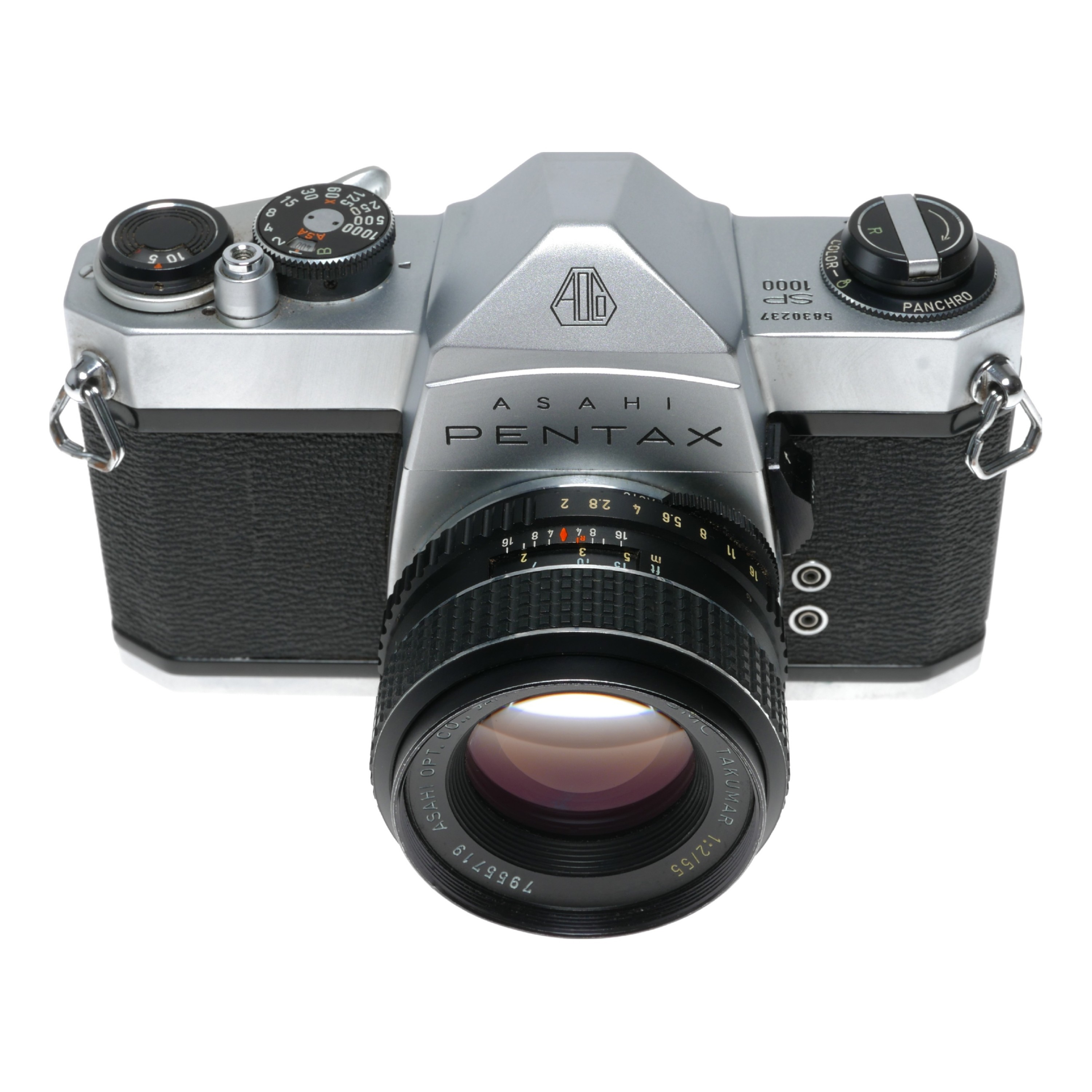 Pentax SP1000 Asahi SLR 35mm film camera 1:2/55 SMC Takumar