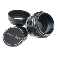 Minolta MC Rokkor-PF 1:1.2 f=58mm SLR camera lens fast glass