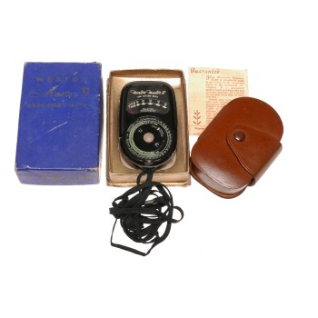 Weston Master II Cine 736 Light Exposure Meter Original Box Keeper