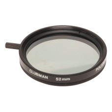 Clubman 52mm Polarizer Camera Lens Filter in Pouch Free Shipping