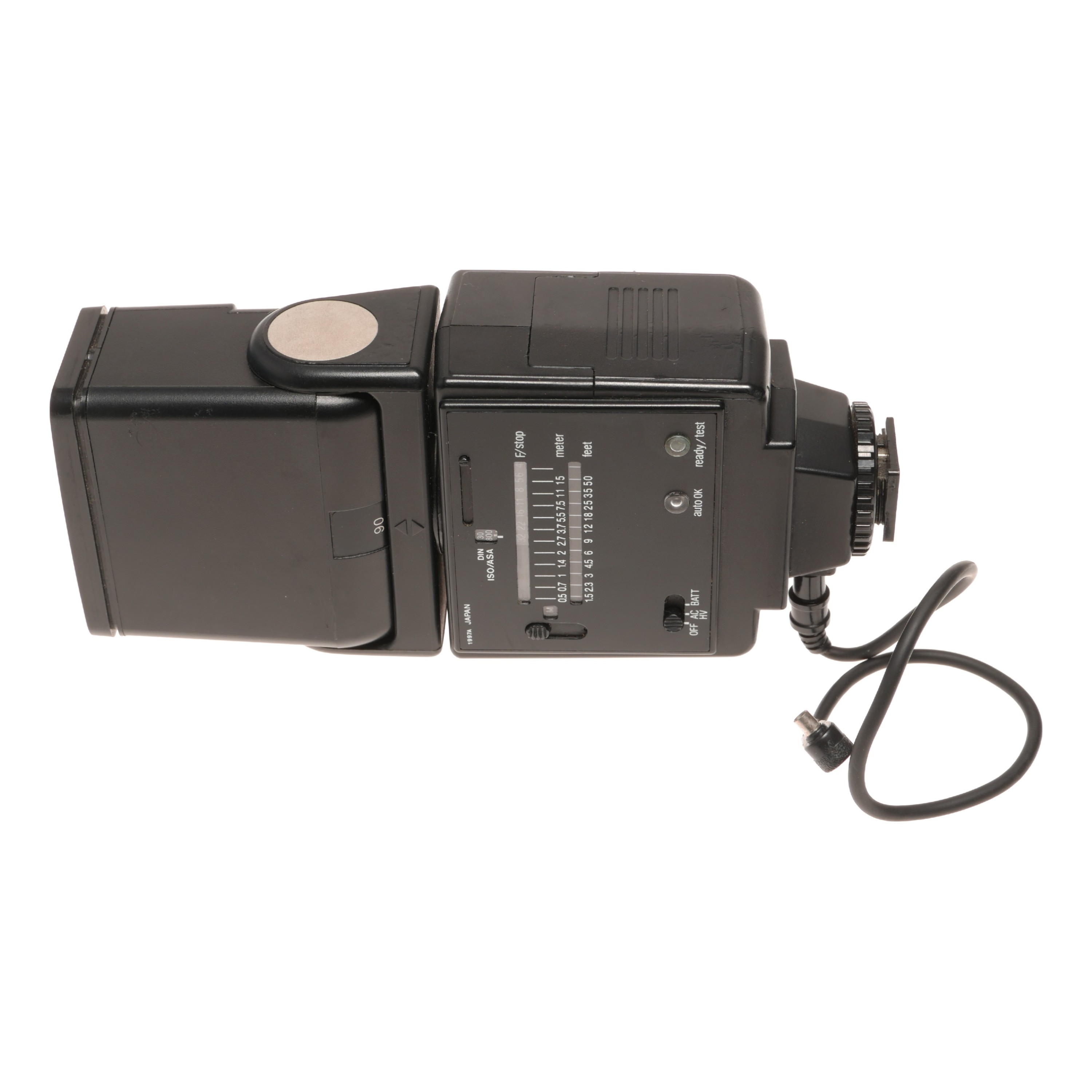 Sunpak Auto 301 Tilt Head Film Camera Flash w/Cable Free Shipping