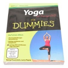 Yoga For Dummies Deutsch German Edition with Demo CD Brand New