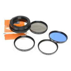 Canon T-Mount Adapter 52mm Filters Softmat UV Blue ND-4XL