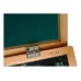 Russian Optics Set of 8x8cm Coloured Optical Glass Samples in Wood Case