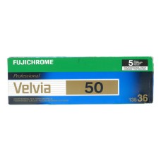 Velvia 50 Fujichrome film 135 asa 36 exp. Professional pack 5x rolls