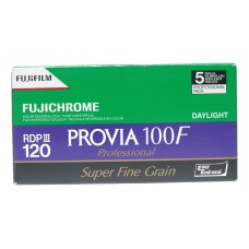 Fujichrome Provia 100F Propak 5 RDP III 120 Color Reversal Slide Film