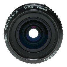Pentax-A 1:2.8 28mm SMC Wide Angle SLR Camera Lens