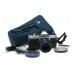 Pentax K1000 35mm Film SLR Camera SMC Macro 1:2.8 50 Lens Filters Manual