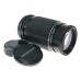 Pentax-M 1:4 200mm Macro SLR Camera Telephoto Lens Caps Original Pouch