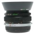 Olympus OM Auto-W 1:3.5 28mm Wide Angle Camera Lens Hood Cap Keeper