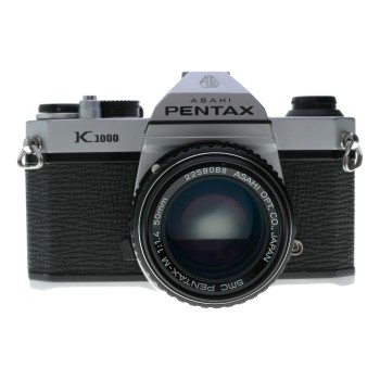 Asahi Pentax K1000 35mm Film SLR Camera 1.4 50mm Lens Instructions