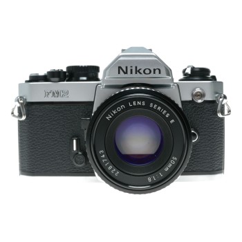 Nikon FM2 SLR Film Camera 1.8/50 Series E 2.8/28 Elicar V-HQ Macro Lenses