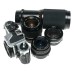 Nikon FM2 SLR Film Camera 1.8/50 Series E 2.8/28 Elicar V-HQ Macro Lenses