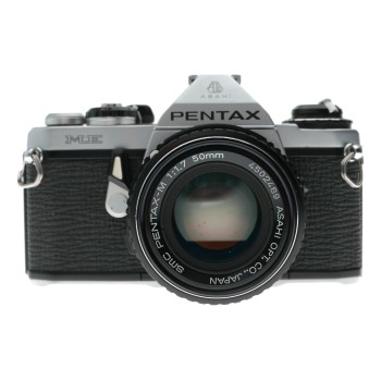 Pentax ME 35mm Film SLR Camera 1.7/50 Flight Case Auto Bellows M Accessories