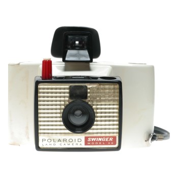 Polaroid Land Swinger Model 20 Instant Film Camera Instructions Case