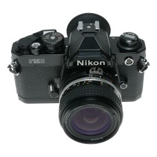 Nikon FM2 Black SLR 35mm Film Camera Body 3.5/28 Nikkor Free Lens