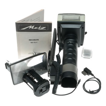 Metz Mecablitz 45CL1 Auto Handle Mount Flash Unit Accessories Instructions