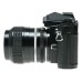 Nikon FM2 Black SLR Camera 1:3.5/28 Nikkor 1:2.5/105 Lenses Caps Filters