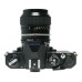 Nikon FM2 Black SLR Camera 1:3.5/28 Nikkor 1:2.5/105 Lenses Caps Filters