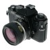 Nikon FM2 SLR Black Film Camera 1:2.8/28 Nikkor 1:2.5/105 Lenses Caps