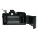 Nikon FM2 SLR Black Film Camera 1:2.8/28 Nikkor 1:2.5/105 Lenses Caps