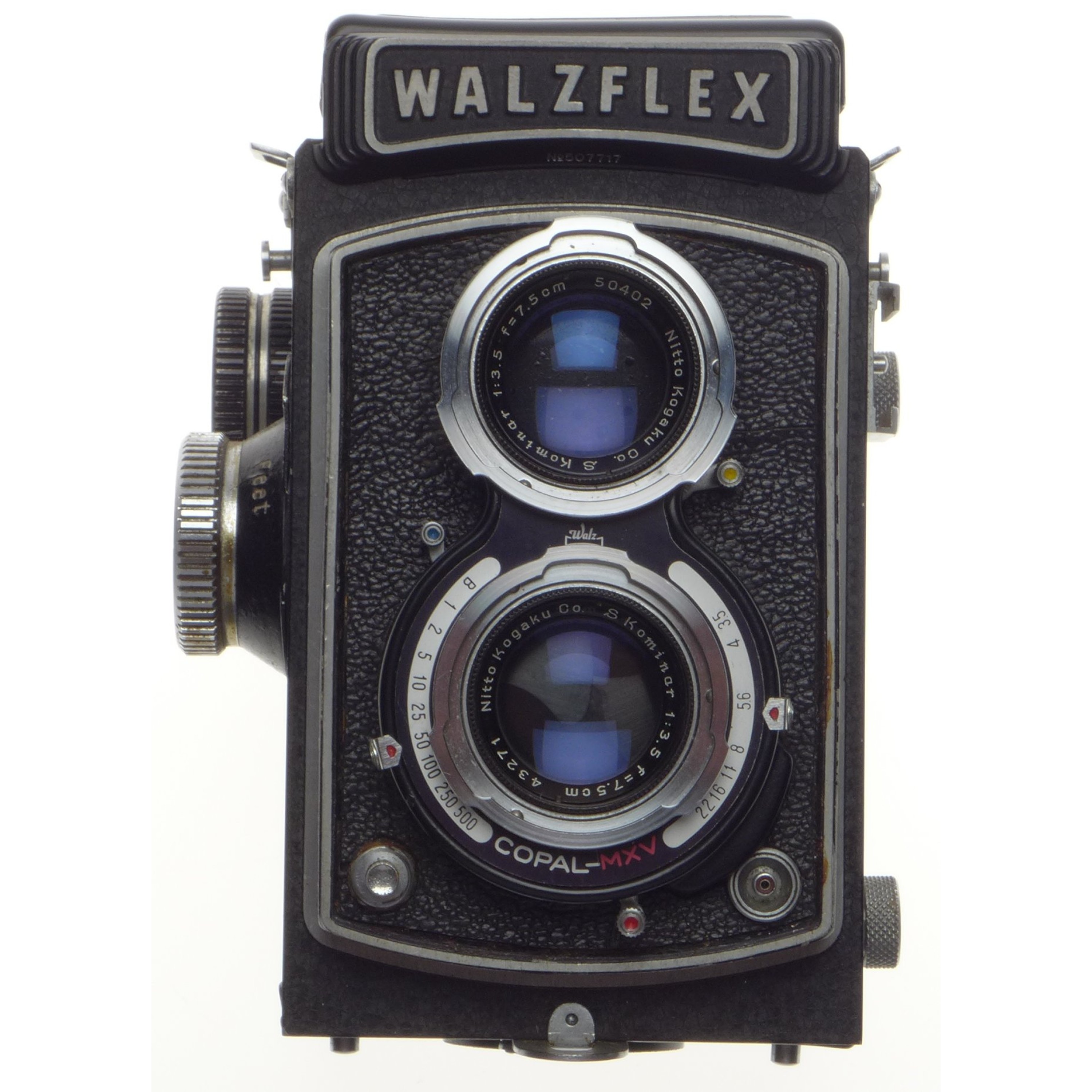 Waltzflex TLR 120 film camerea Nitto Kogaku komitar 1:3.5 f=7.5cm