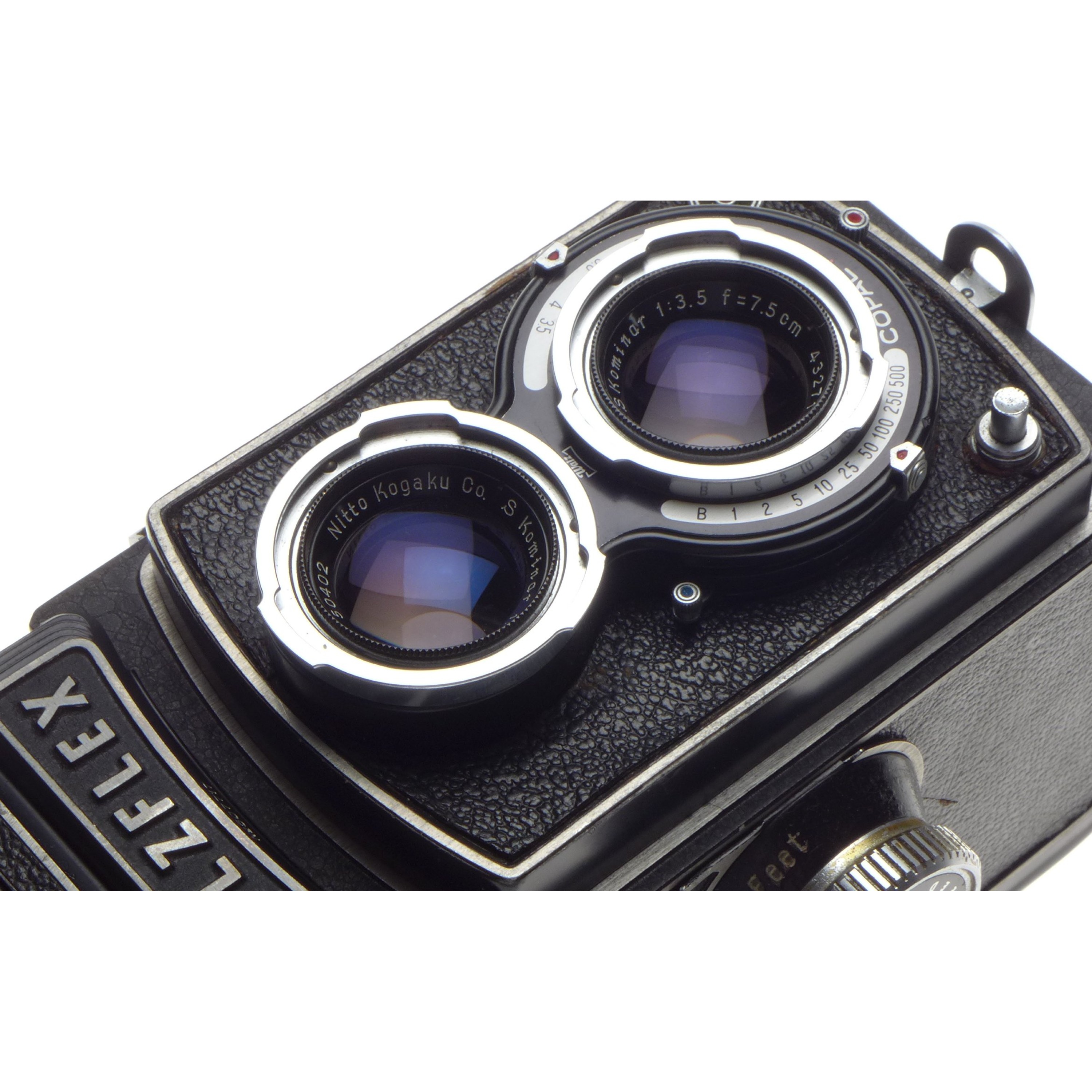 Waltzflex TLR 120 film camerea Nitto Kogaku komitar 1:3.5 f=7.5cm