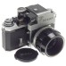 Kogaku nikon f silver 35mm slr camera body micro-nikkor 1:3.5 f=55mm macro lens