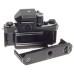 Nikon f black paint 35mm camera slr body photomic nikkor-h auto 1:2 f=50mm lens