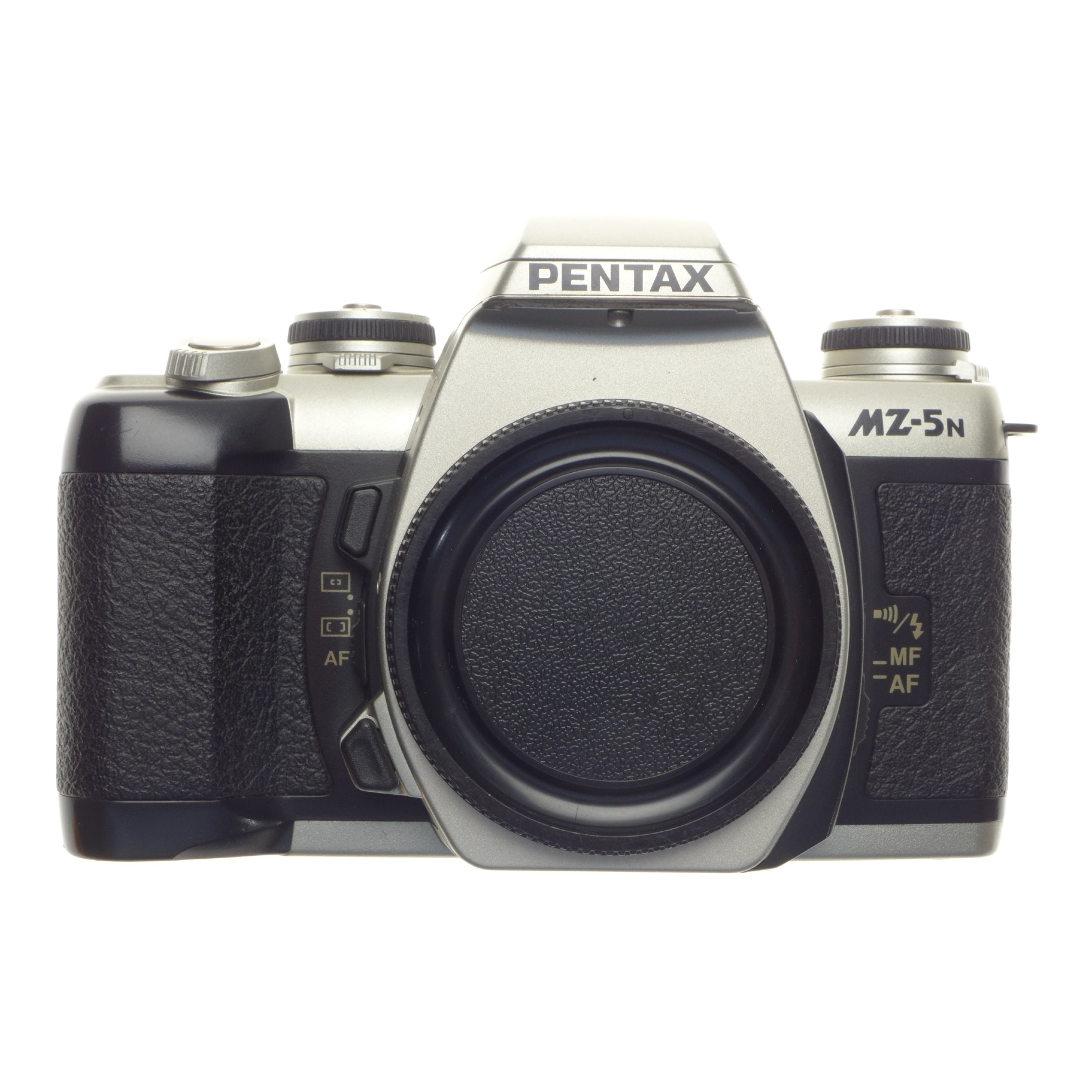 PENTAX MZ-5N Chrome SLR film vintage 35mm camera body boxed