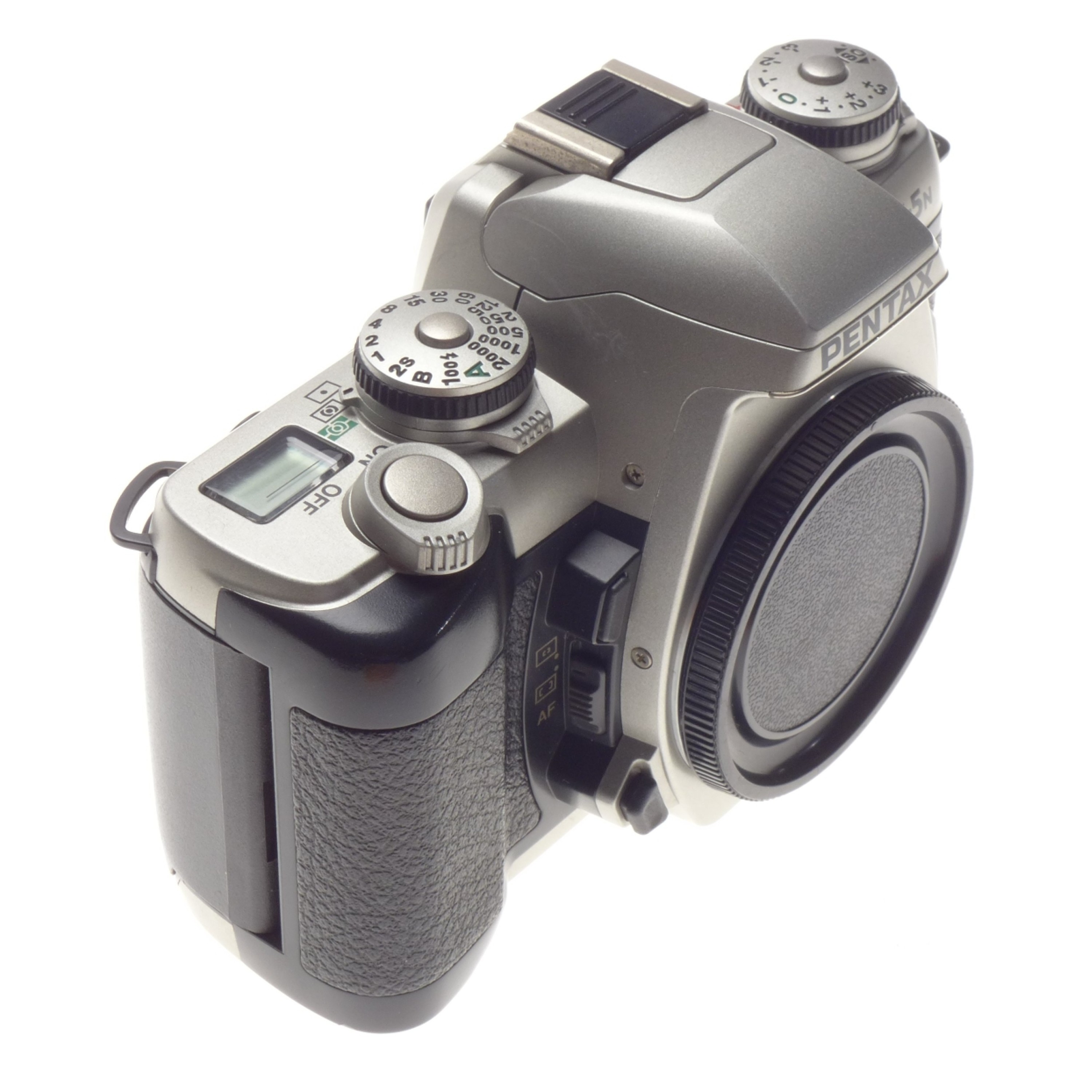 PENTAX MZ-5N Chrome SLR film vintage 35mm camera body boxed