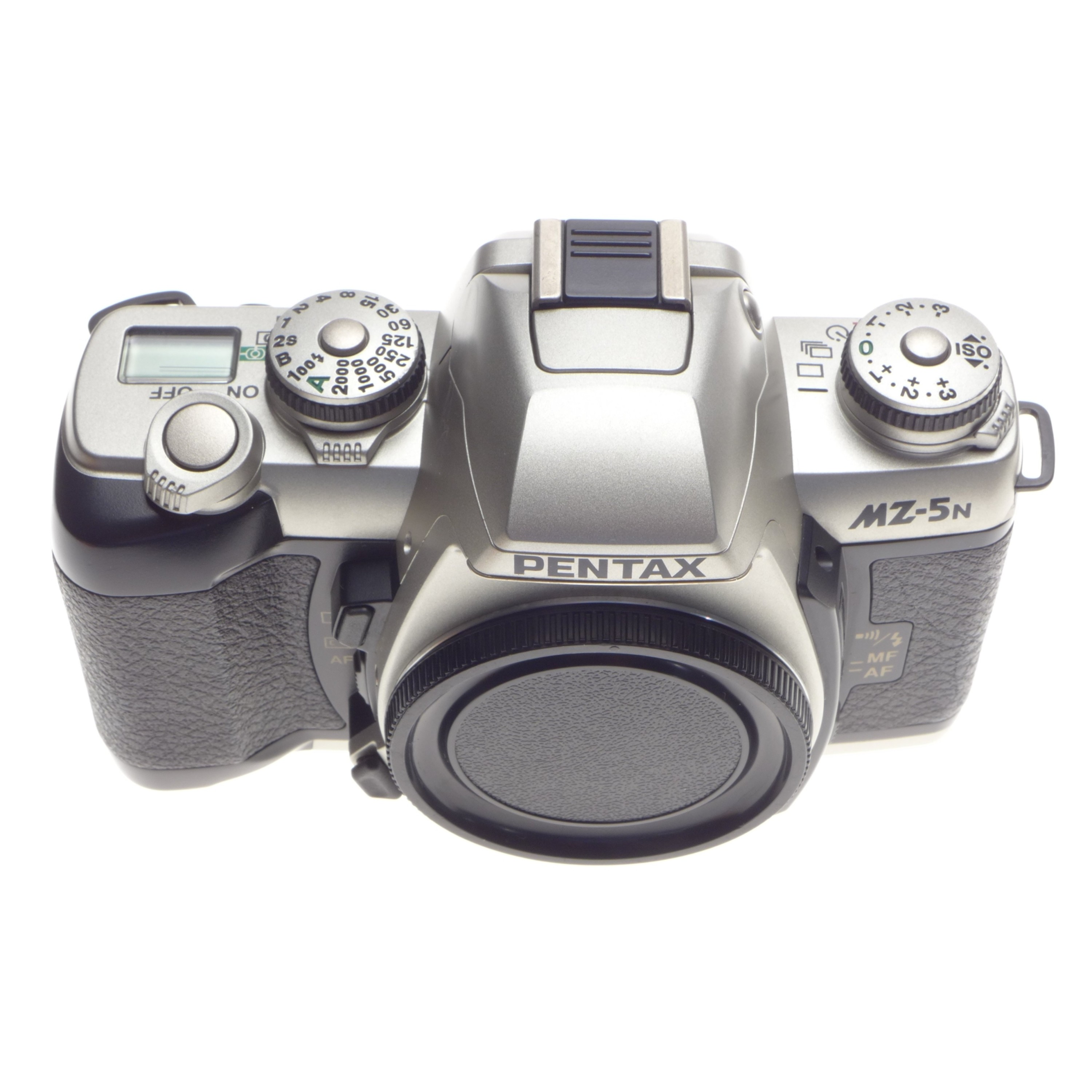 PENTAX MZ-5N Chrome SLR film vintage 35mm camera body boxed