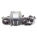 Nikon FA Chrome Classic SLR film camera 35mm body strap cap grip