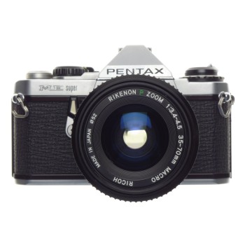 RIKENON P Zoom 35-70mm lens Pentax ME Super 35mm film camera