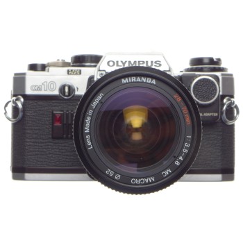 OLYMPUS OM-10 SLR Vintage film camera Miranda 28-70mm Zoom lens