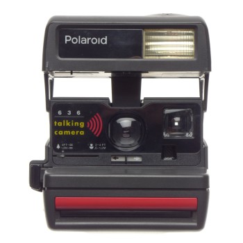 POLAROID 636 Talking Camera INSTANT film Smile boxed