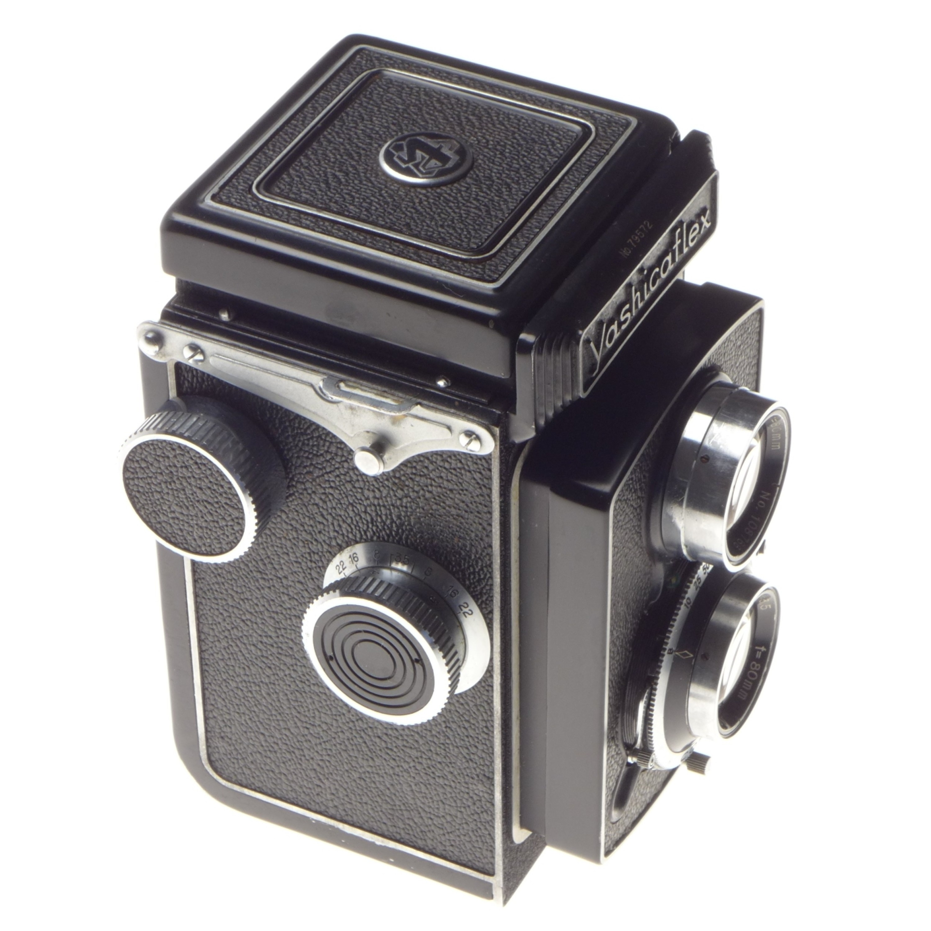 Yashicaflex TLR camera Yashimar 3.5/80mm coated lens 120 vintage