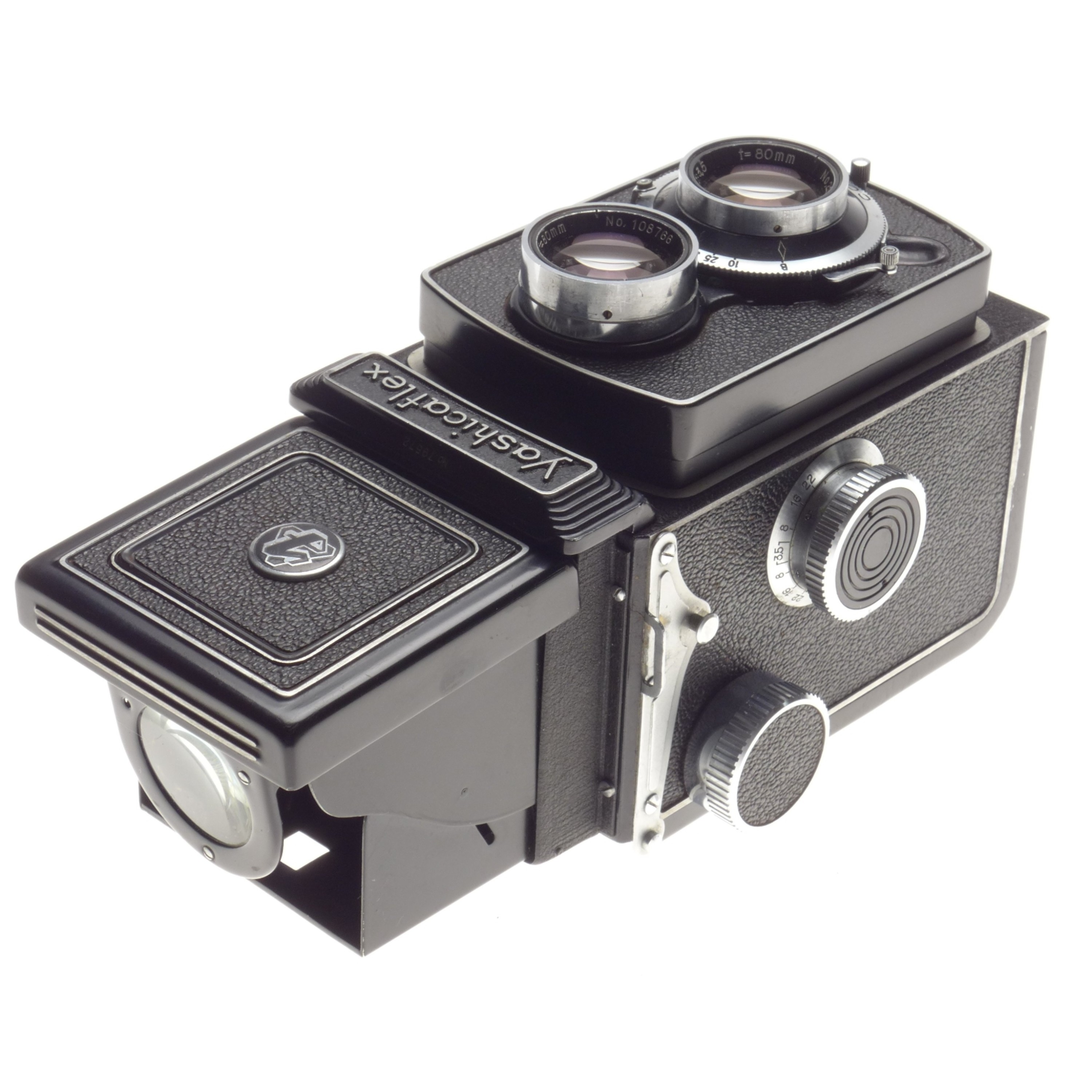 Yashicaflex TLR camera Yashimar 3.5/80mm coated lens 120 vintage